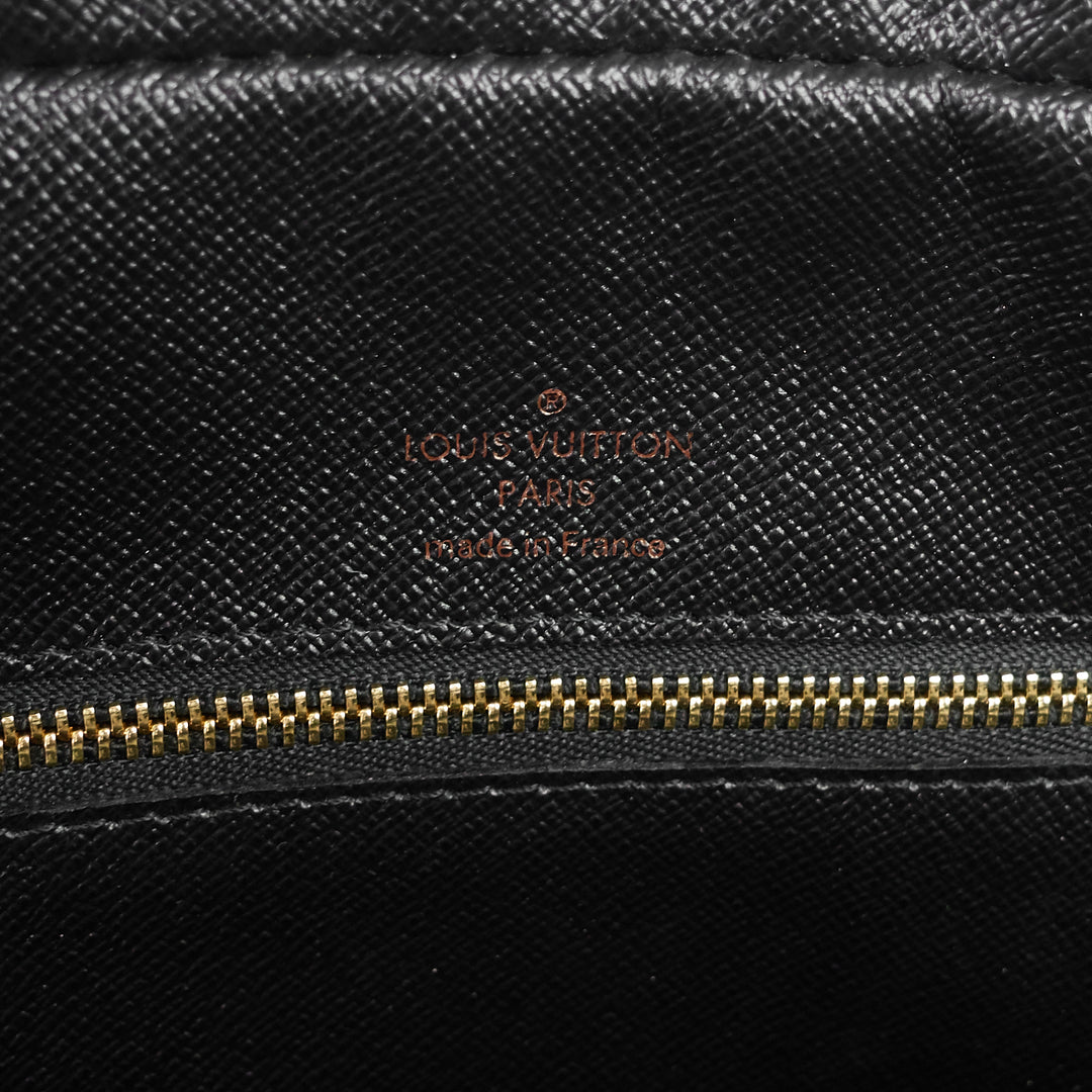 porte-documents voyage red epi leather briefcase bag