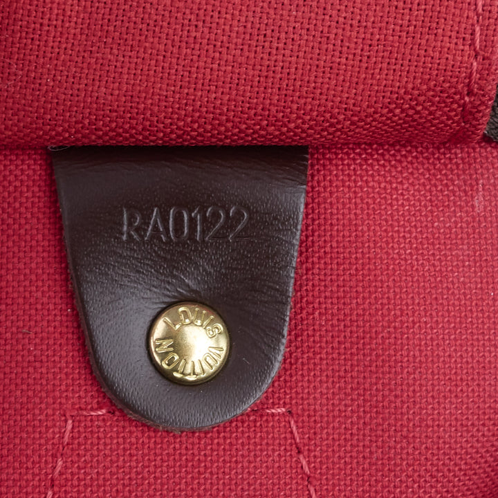 speedy 35 damier ebene canvas bag