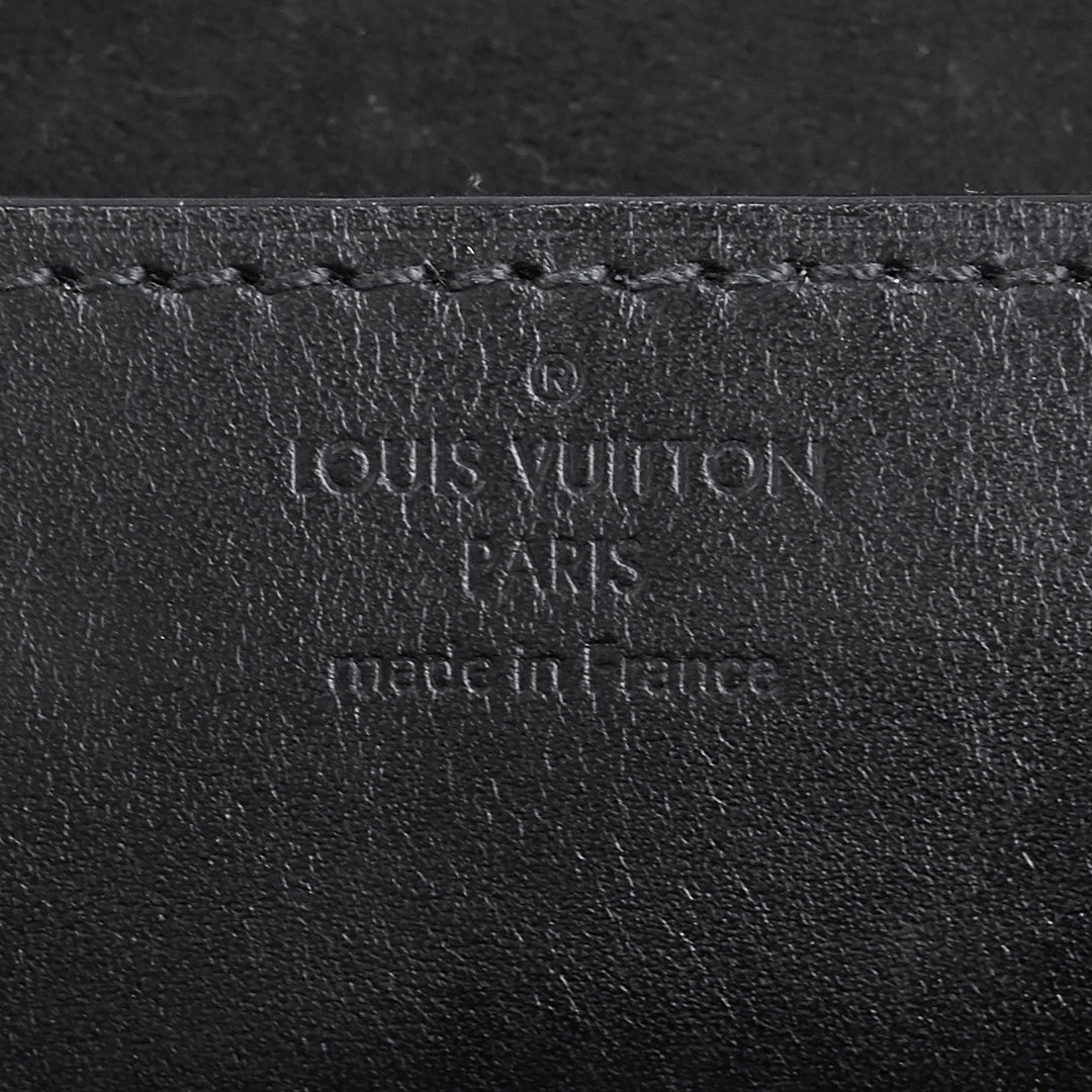 louise gm chain calfskin leather bag