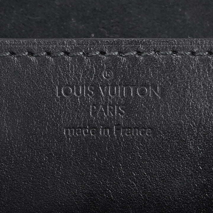 louise gm chain calfskin leather bag