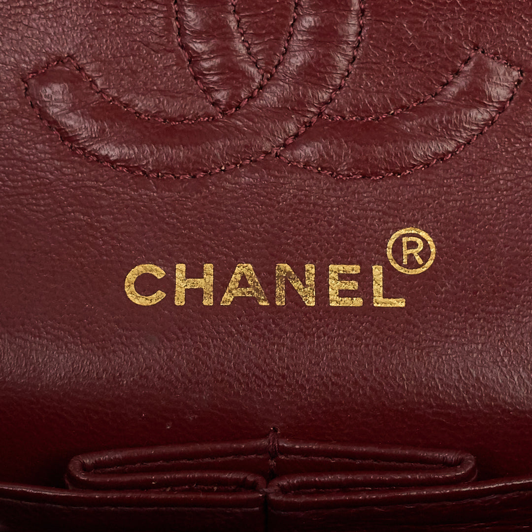 classic double flap small lambskin shoulder bag