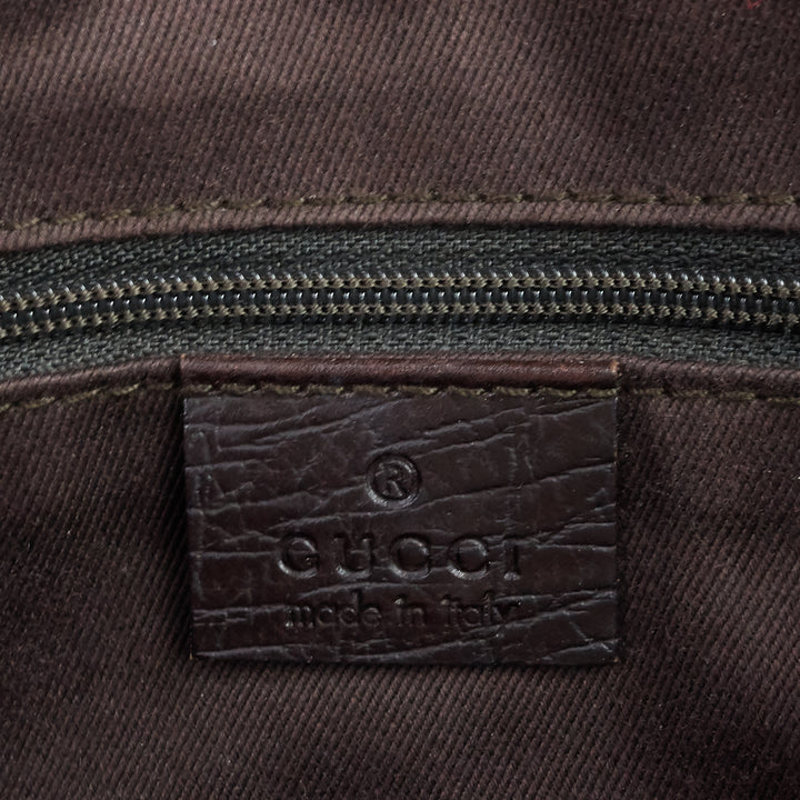 vintage small gg canvas boston bag