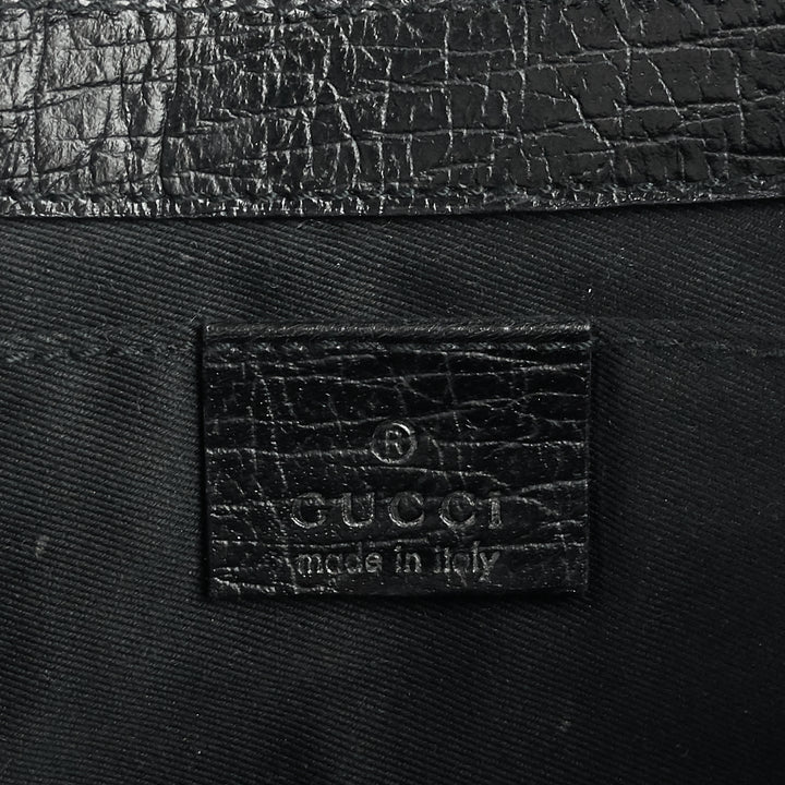 gg canvas horsebit chain clutch bag
