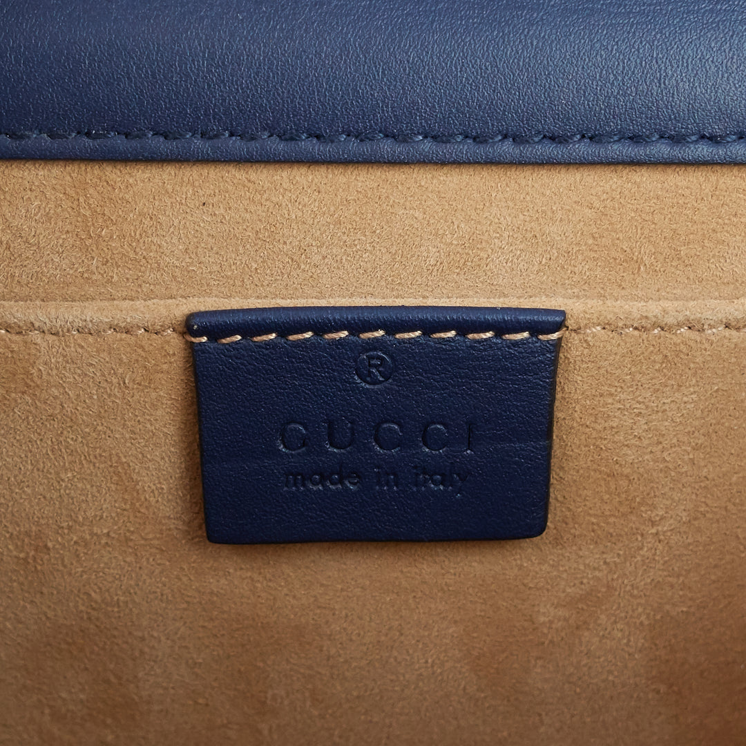 calfskin pearl studded padlock bag