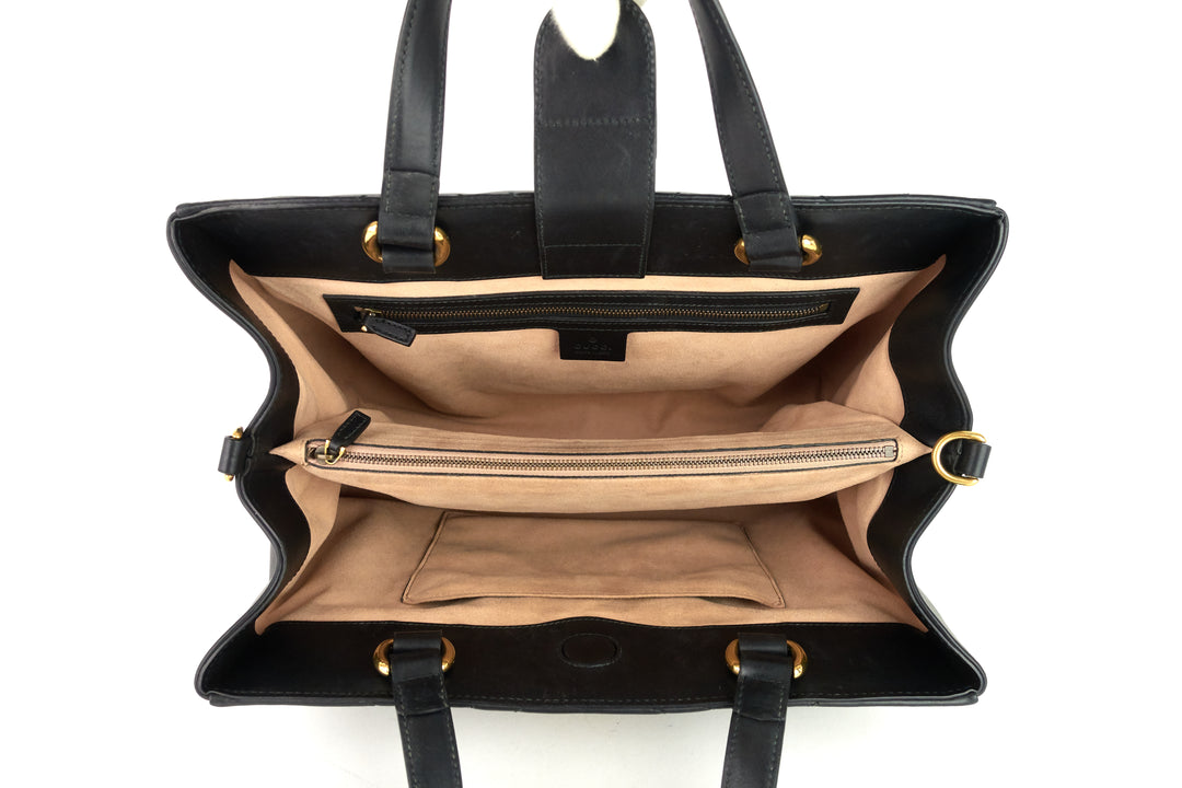 marmont medium matelassé calfskin tote bag
