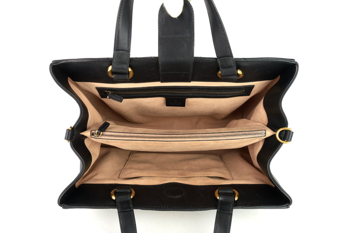 marmont medium matelassé calfskin tote bag