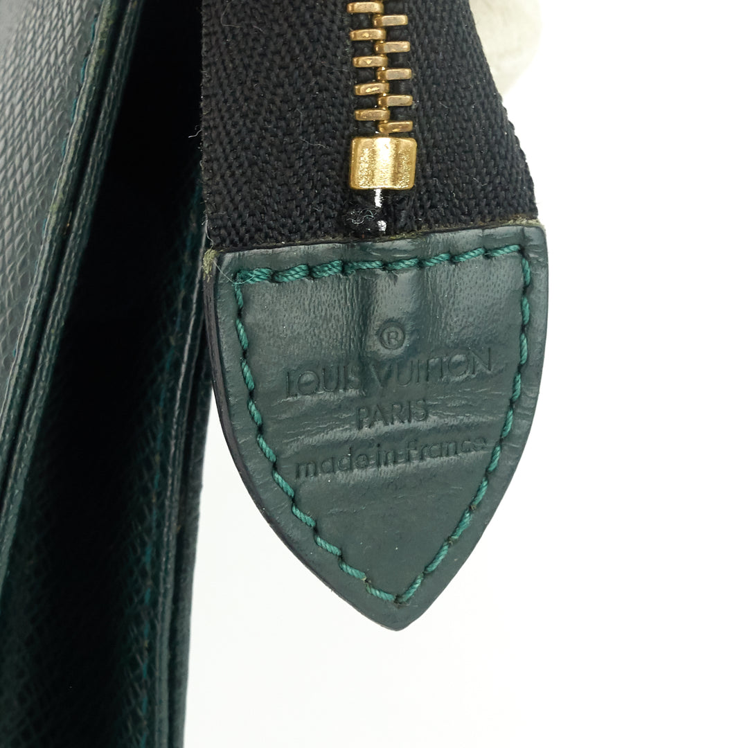 toiletry 26 epicea taiga leather pouch