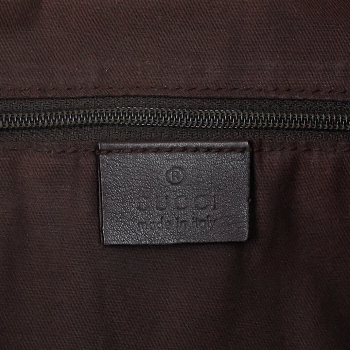 crystal monogram coated canvas web bag