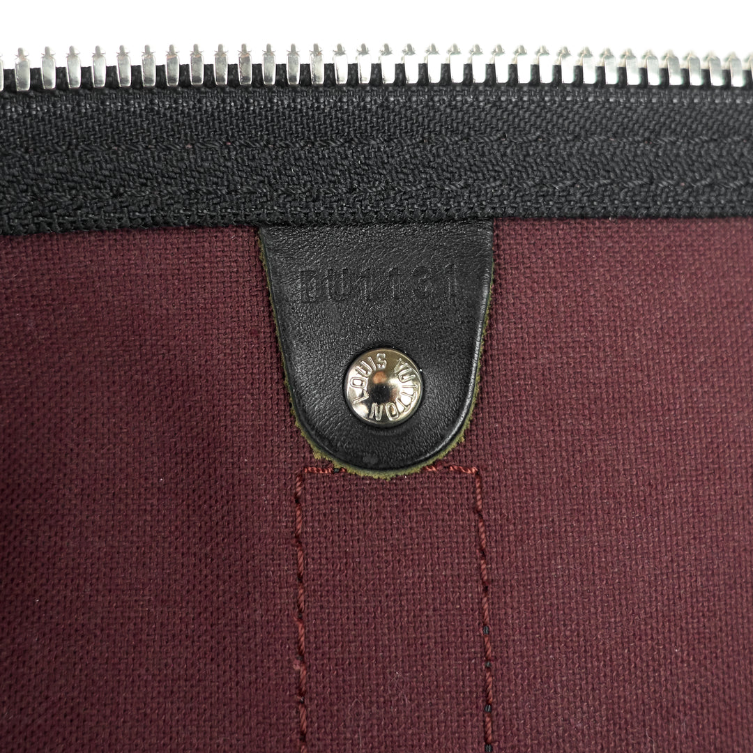 keepall 45 bandoulière macassar monogram canvas bag