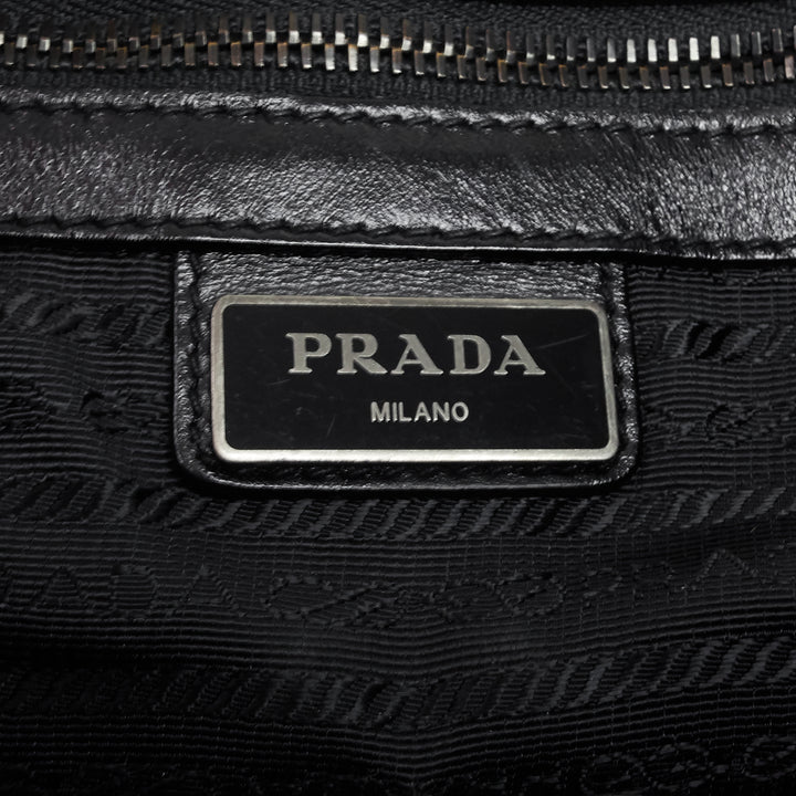 long leather tote bag