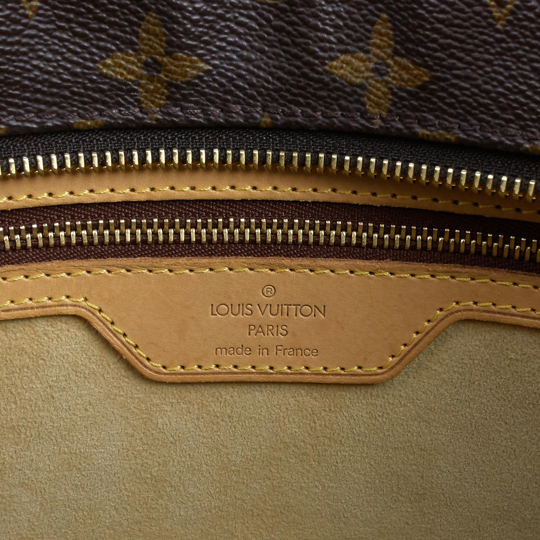 luco monogram canvas tote bag