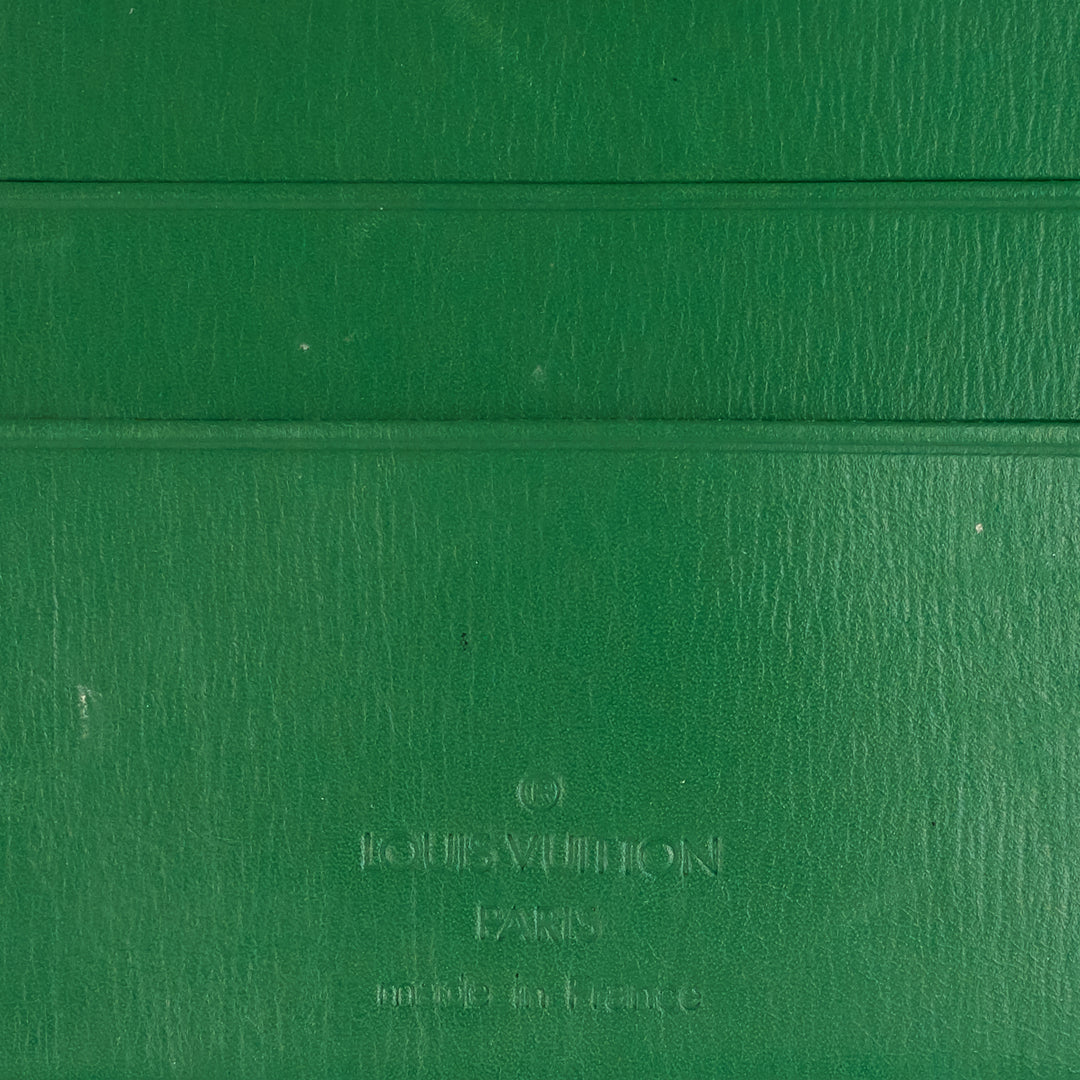 marco green epi leather wallet