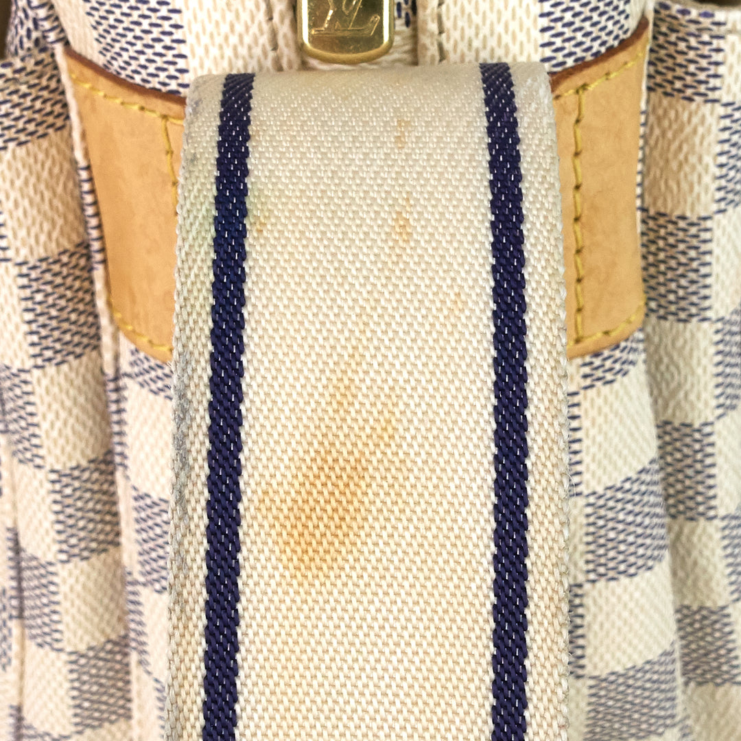 naviglio damier azur canvas messenger bag