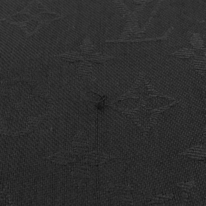 monogram square silk/wool shawl