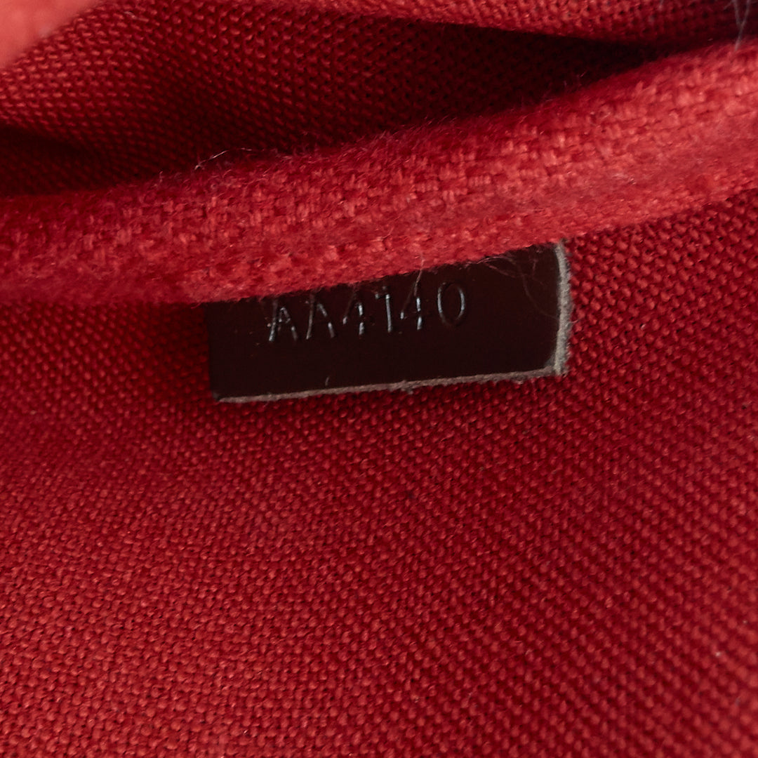 eva damier ebene canvas bag