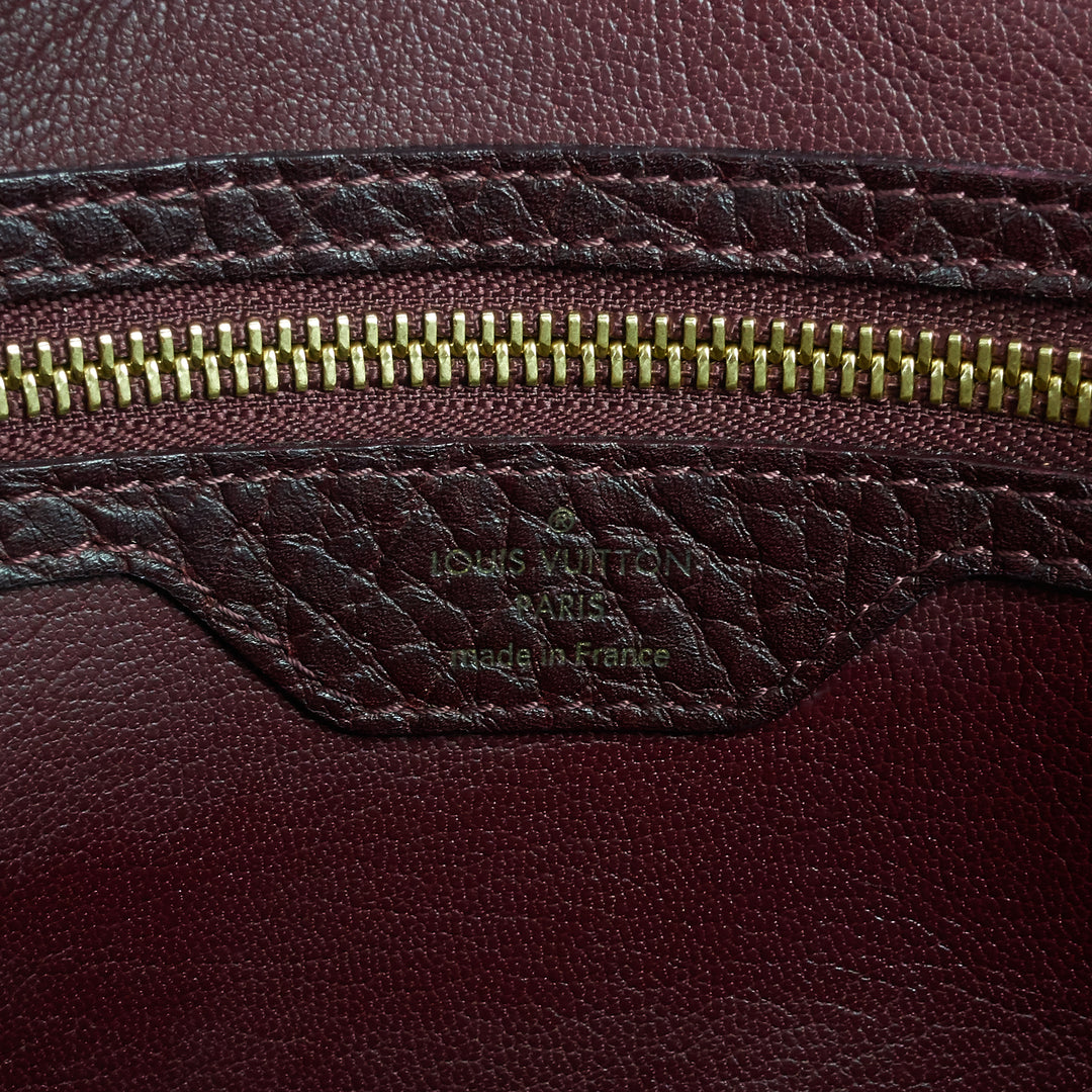exotique majestueux bordeaux shoulder bag