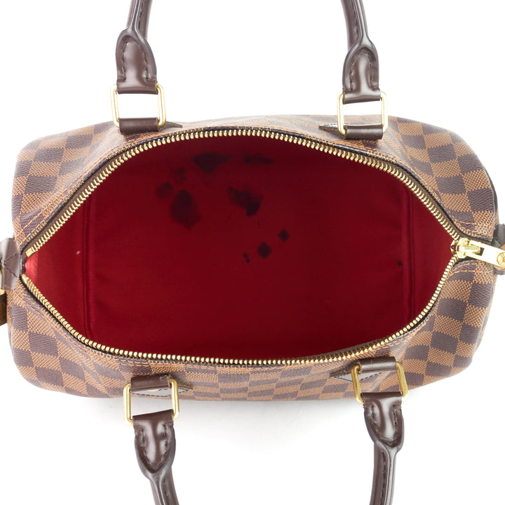 speedy 30 damier ebene canvas bag