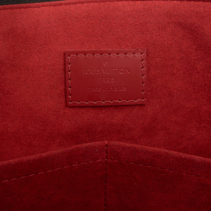 caissa mm damier ebene canvas tote bag