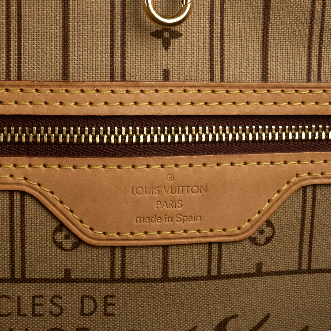 neverfull mm monogram canvas bag