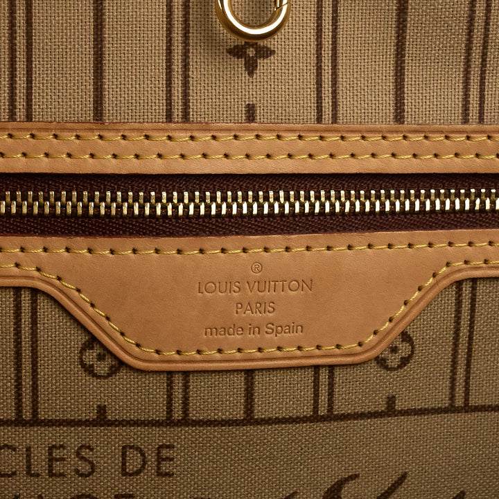 neverfull mm monogram canvas bag