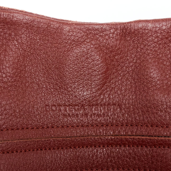 intrecciato mallow cervo hobo bag