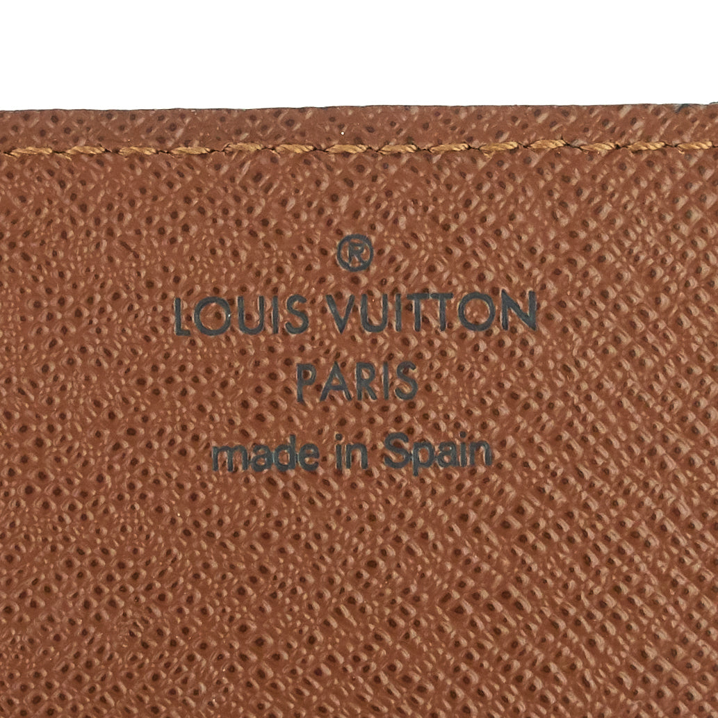 business card monogram canvas holder