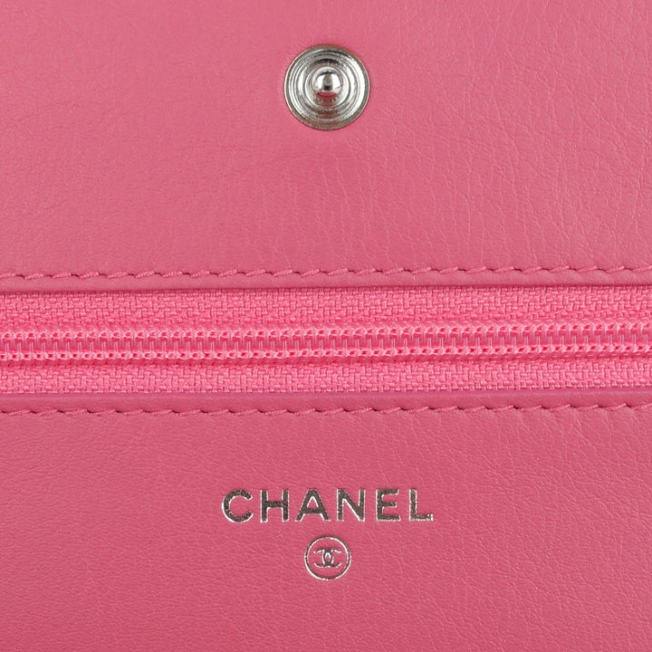 cambon ligne leather wallet on chain