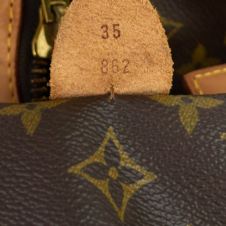 sac souple 35 monogram canvas duffle bag
