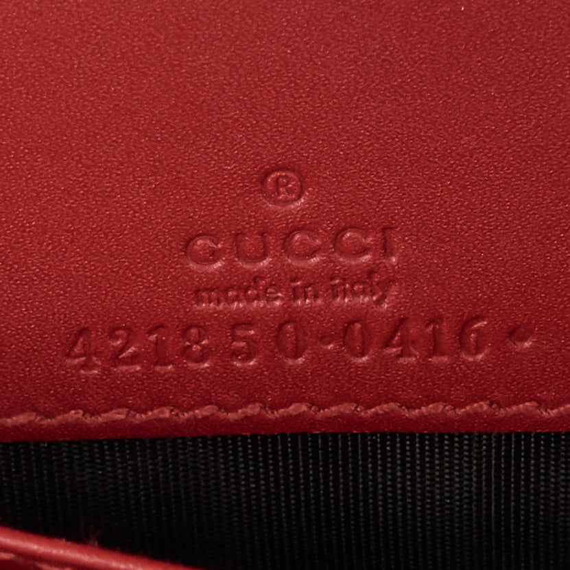 xl calf leather wallet on chain