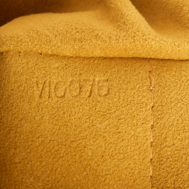 pleaty monogram denim bag