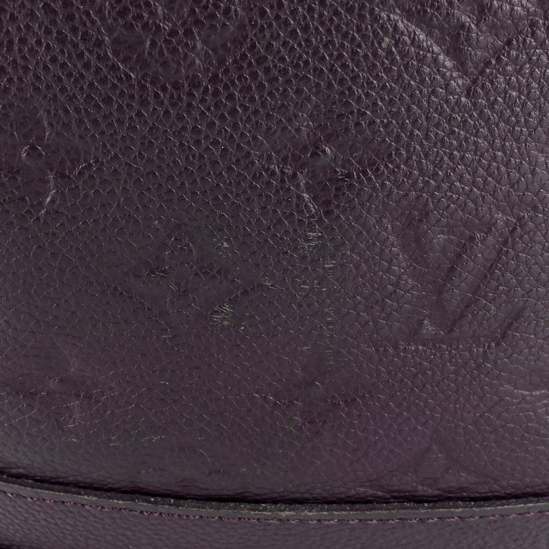 citadine monogram empreinte leather tote bag