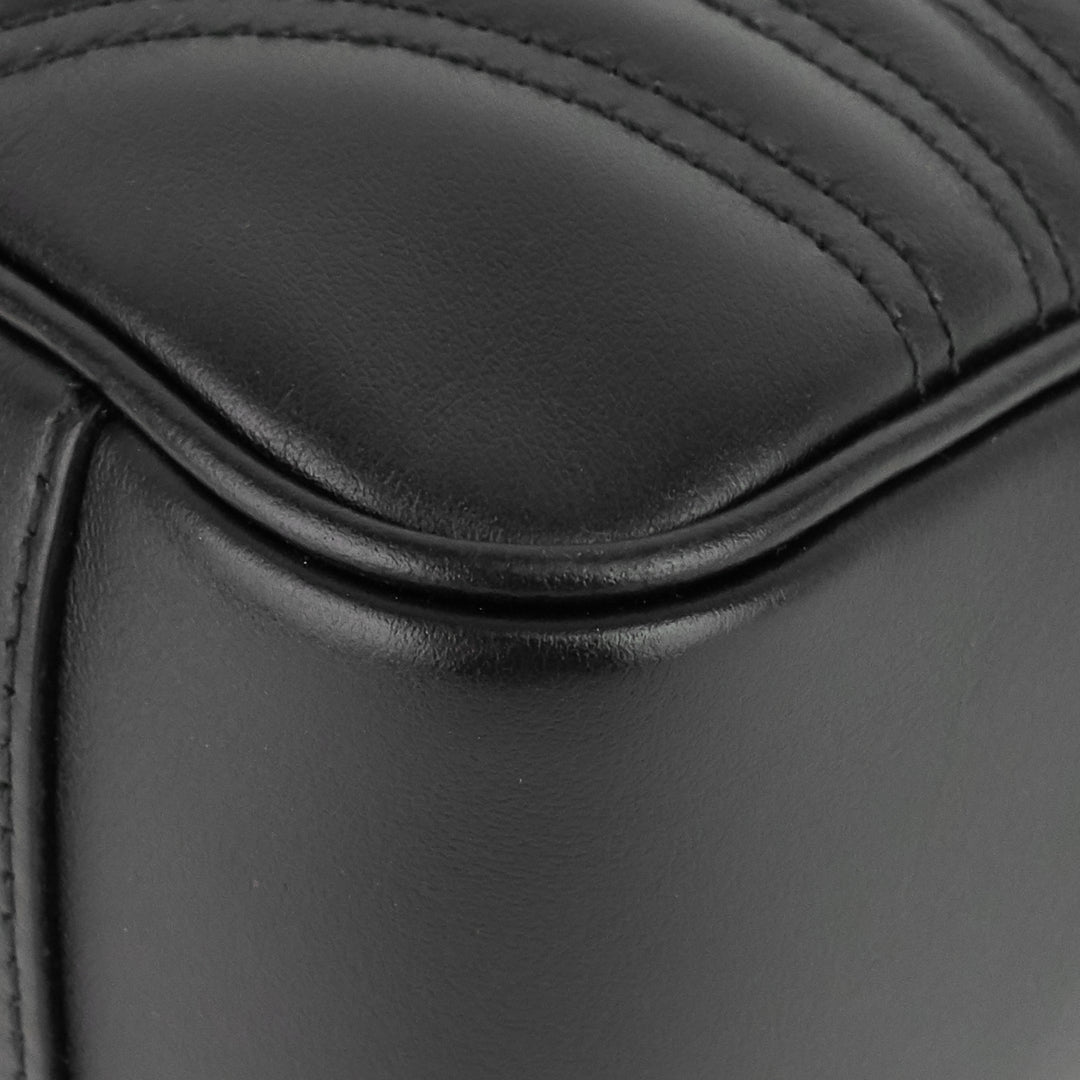 gg marmont small matelassé calfskin top handle shoulder bag