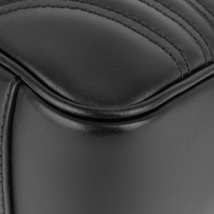 gg marmont small matelassé calfskin top handle shoulder bag