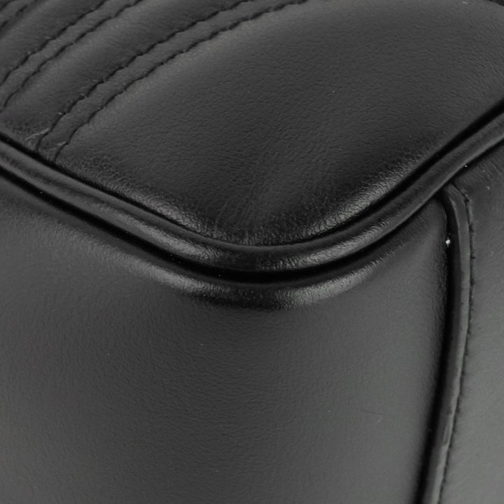 gg marmont small matelassé calfskin top handle shoulder bag
