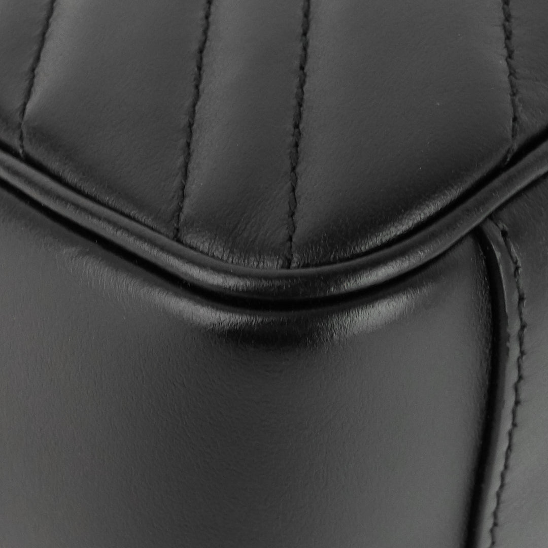gg marmont small matelassé calfskin top handle shoulder bag