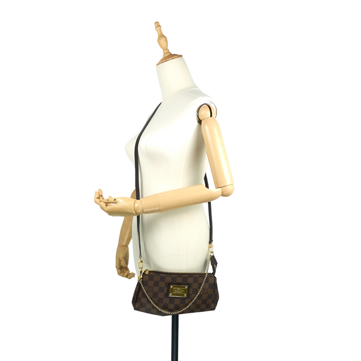Eva Damier Ebene Crossbody Bag