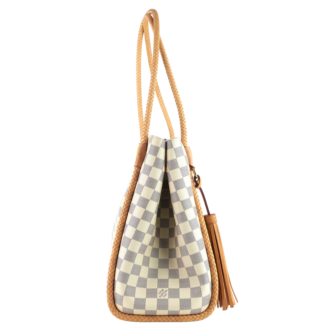 Propriano Damier Azur Canvas Tote Bag