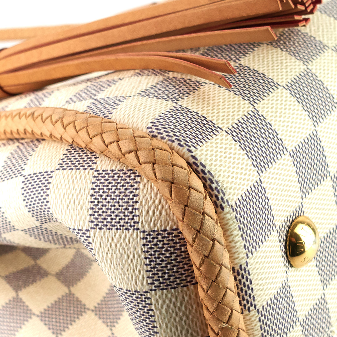 Propriano Damier Azur Canvas Tote Bag