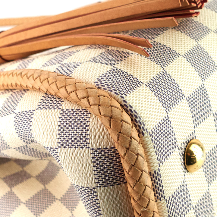 Propriano Damier Azur Canvas Tote Bag
