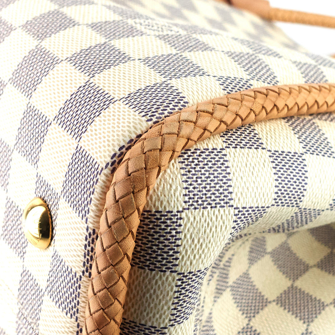 Propriano Damier Azur Canvas Tote Bag