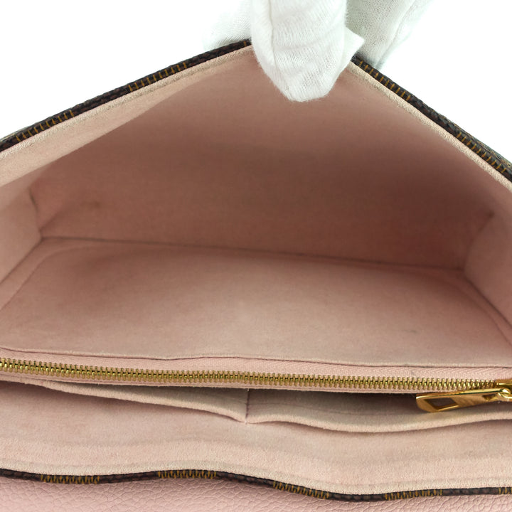Clapton PM Damier Ebene Canvas Bag