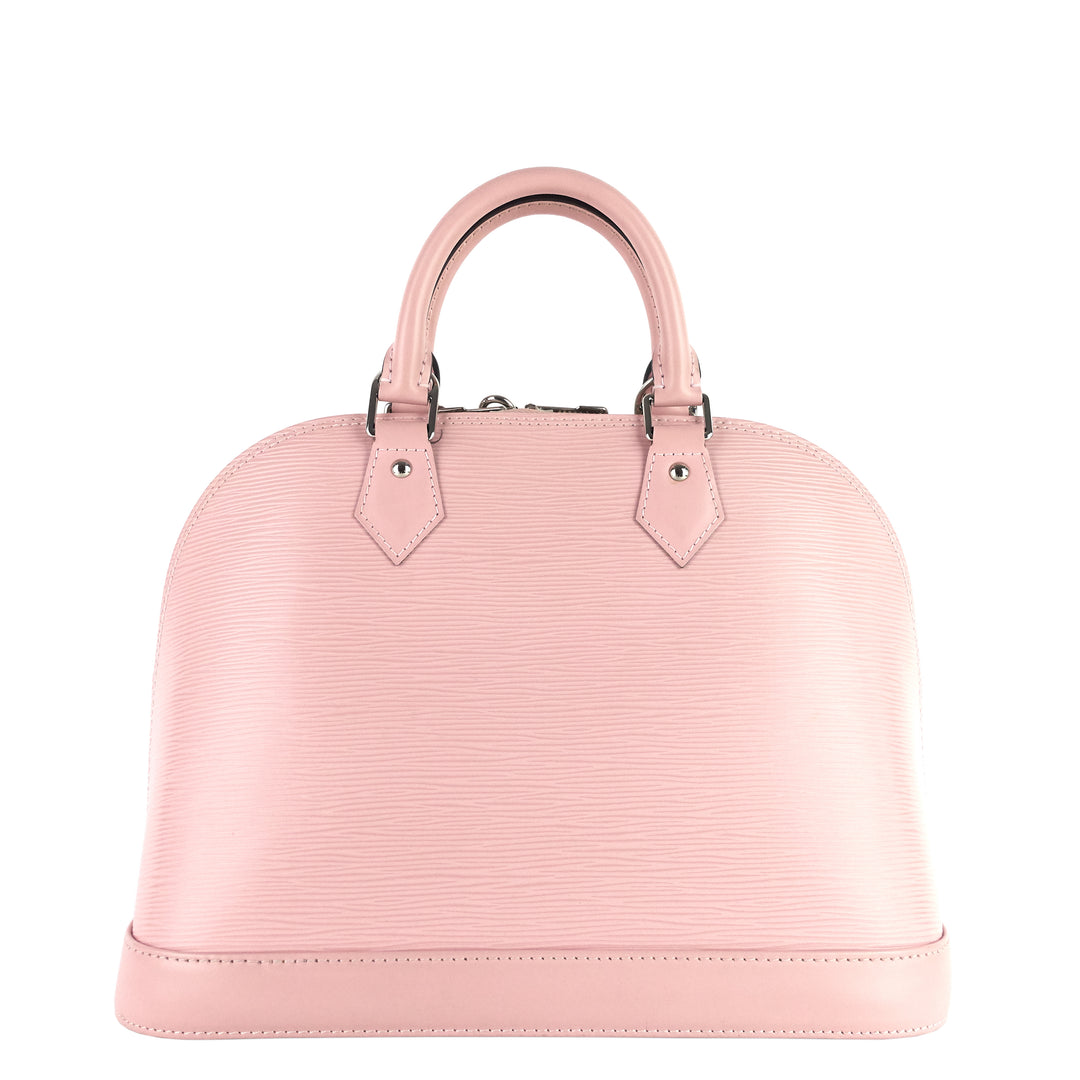 Alma PM Pink Epi Leather Bag with Charms