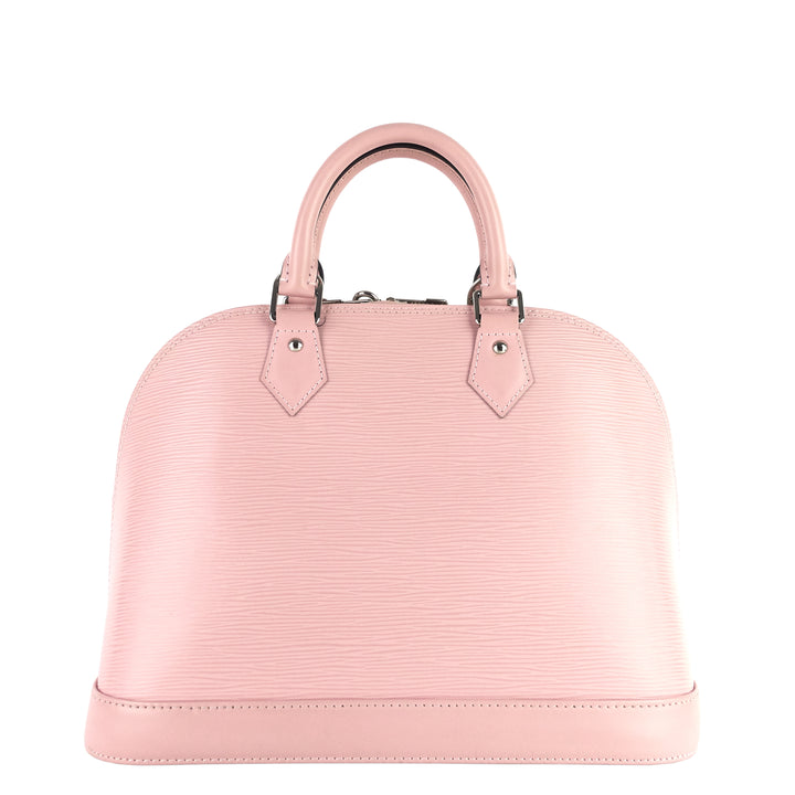Alma PM Pink Epi Leather Bag with Charms