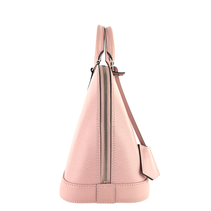 Alma PM Pink Epi Leather Bag with Charms