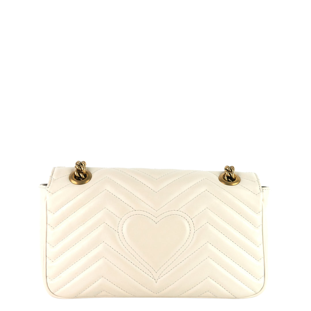 GG Marmont Small Leather Flap Bag