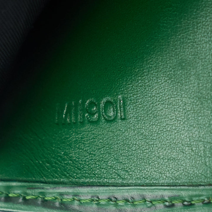 Marco Green Epi Leather Bifold Wallet