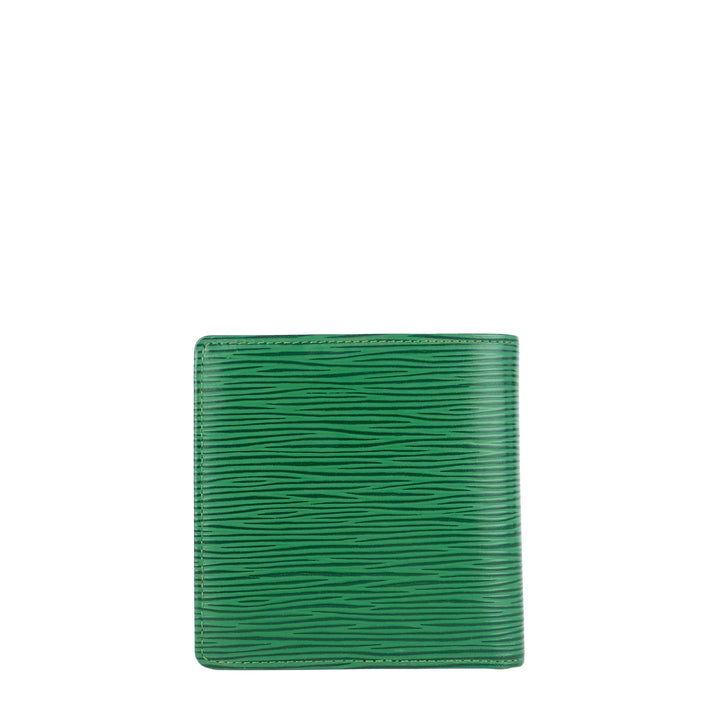 Marco Green Epi Leather Bifold Wallet