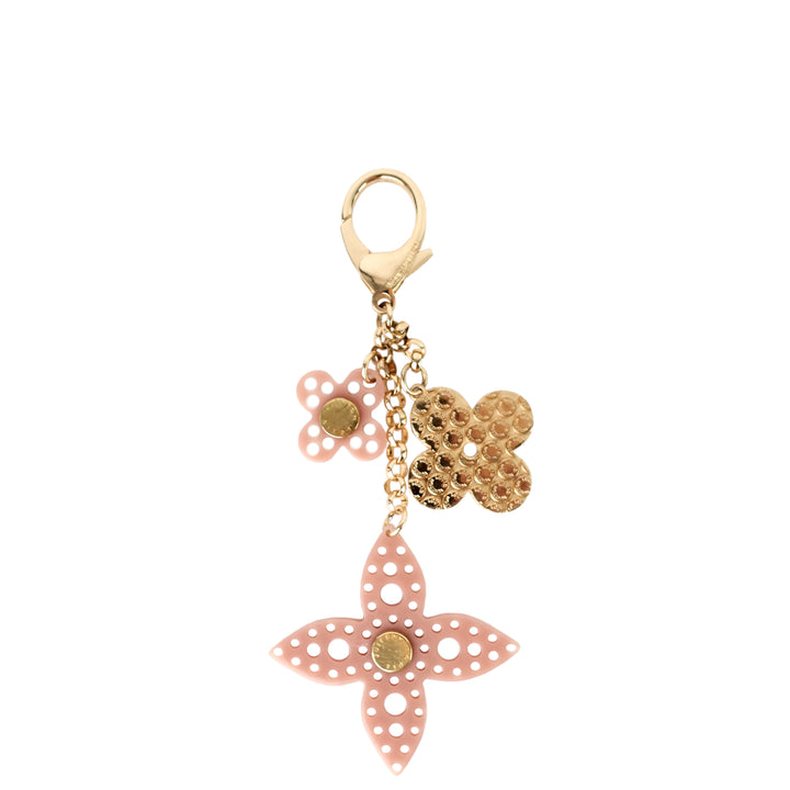 Flower Antique Brass and Resin Rock Charm
