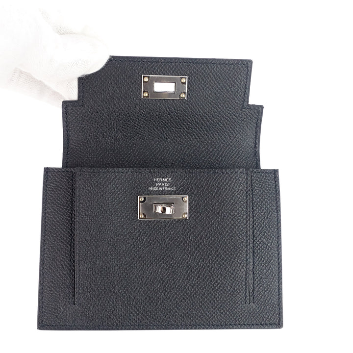 Kelly Epsom Leather Compact Wallet