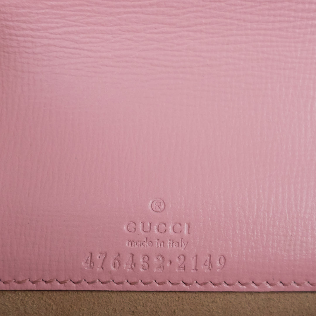 dionysus super mini two-tone leather bag